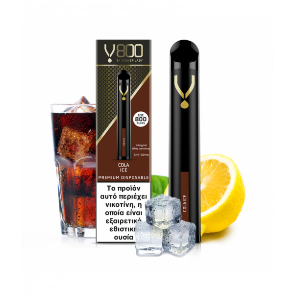 DINNER LADY V800 DISPOSABLE COLA ICE 20MG 